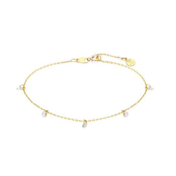 Bracciale Le Carrè in Oro e Topazi