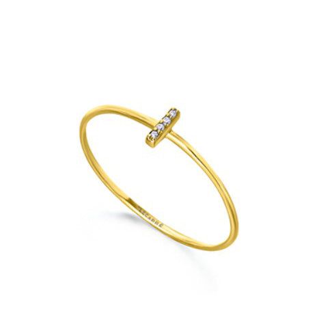 Anello Le Carrè Oro e Brillanti