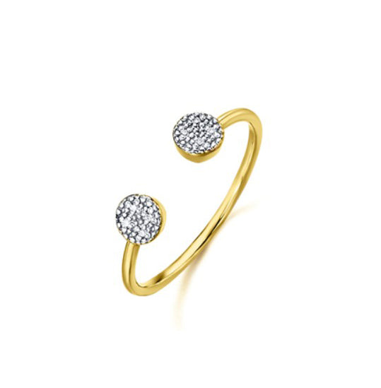 Anello Le CArrè Oro e Brillanti
