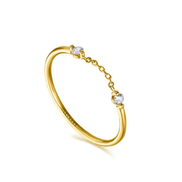Anello Le Carrè Oro e Topazi