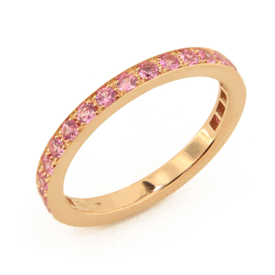 Riviere in oro con zaffiri rosa