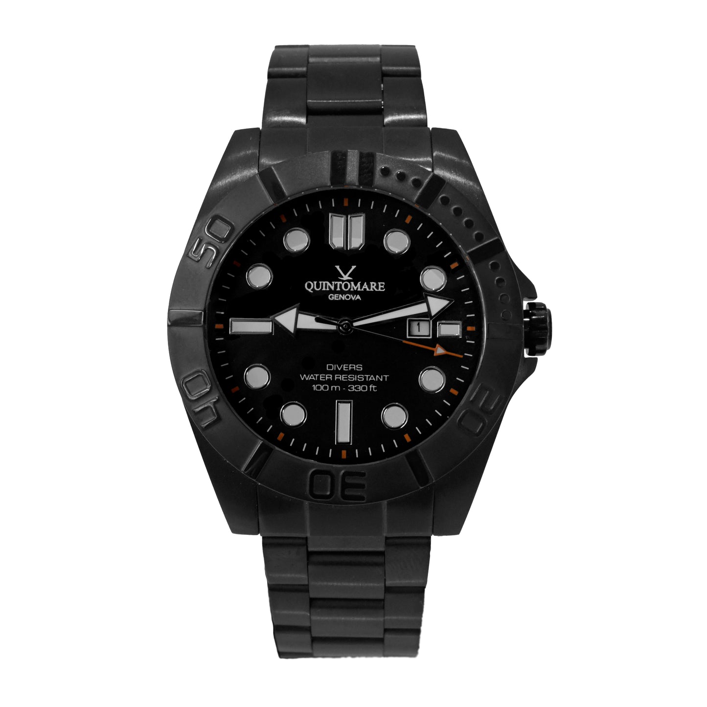 Orologio QuintoMare Divejoy Dark Black