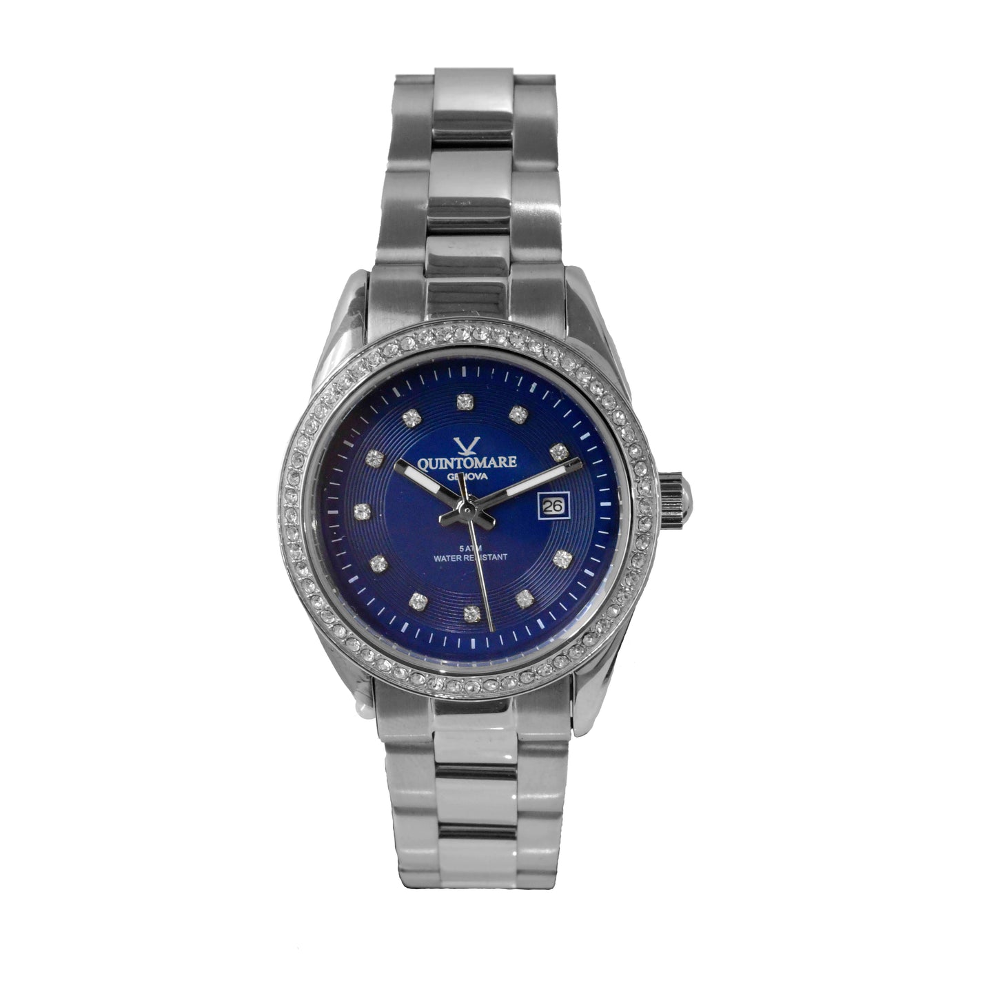 Orologio QuintoMare Datejoy Bluesky & Crystal