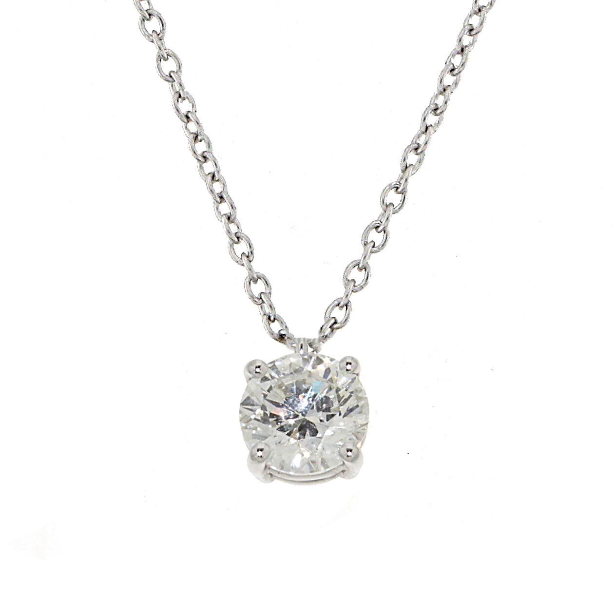Collana Punto Luce con Diamante (F Color)