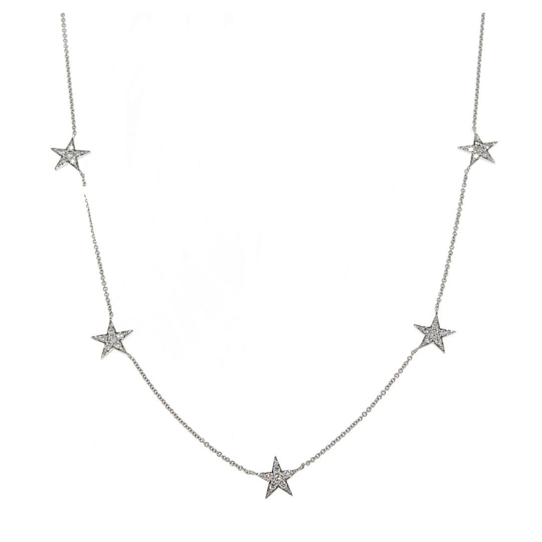 Collana Stelle - Oro - Diamanti