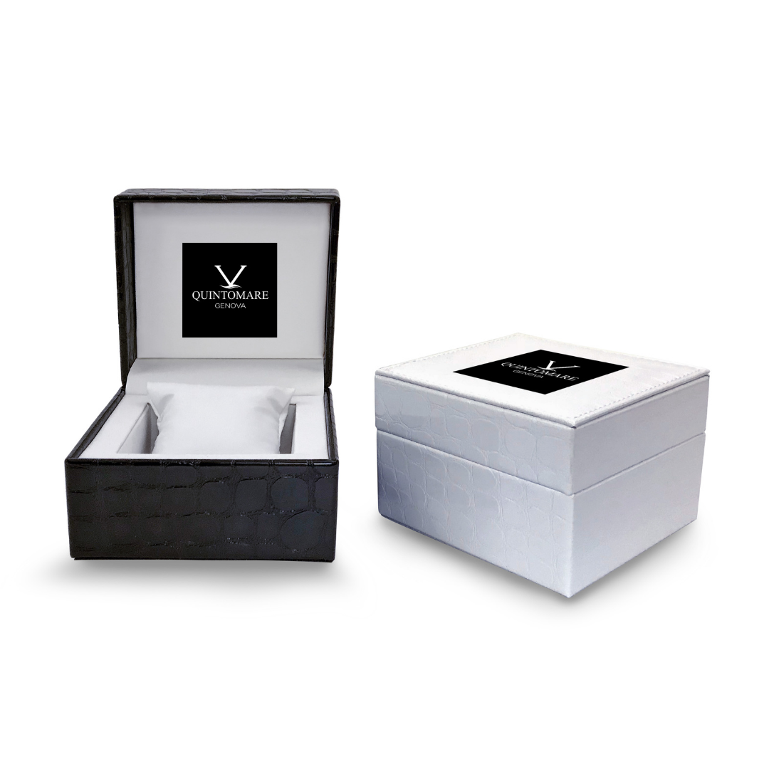 Orologio QuintoMare Datejoy White & Crystal