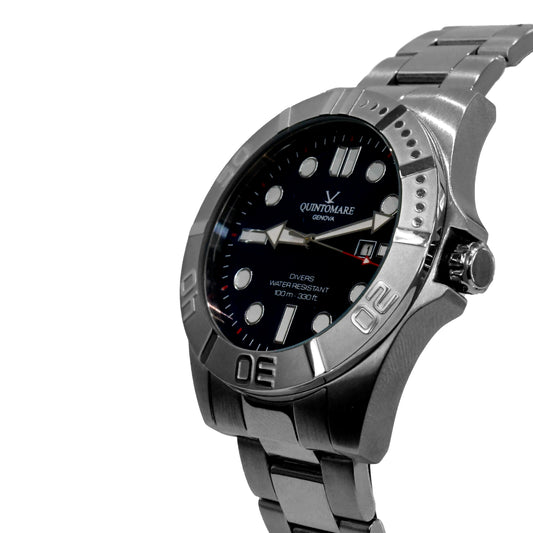 Orologio QuintoMare Divejoy Black