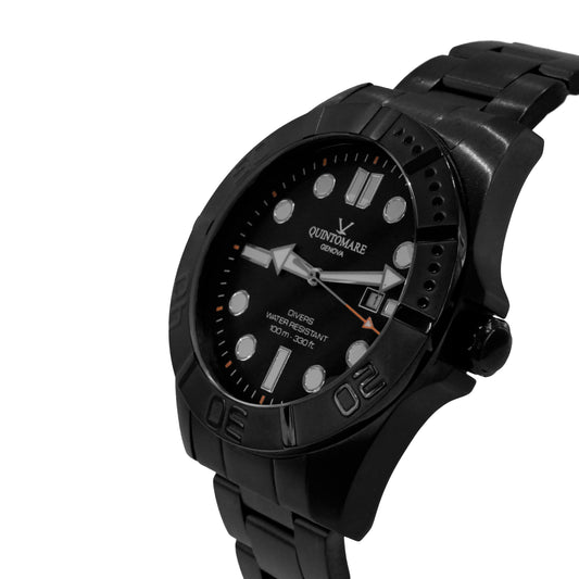 Orologio QuintoMare Divejoy Dark Black