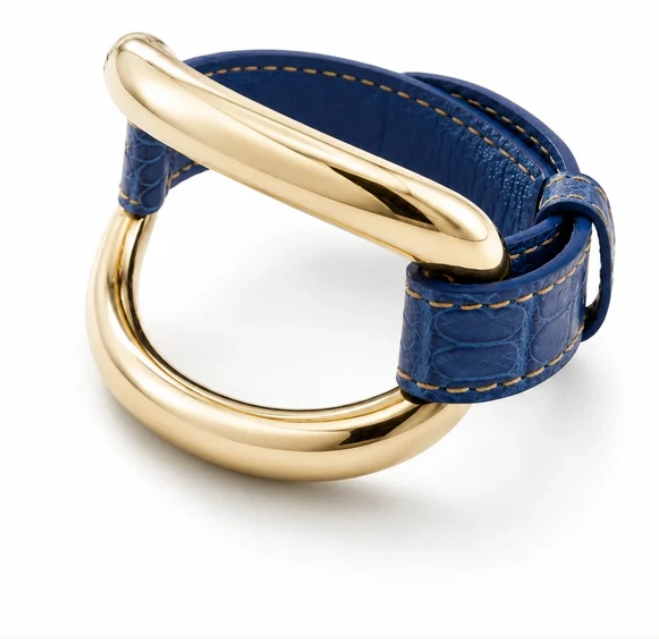 Marri Cortona - Bracciale Alligator Blu China
